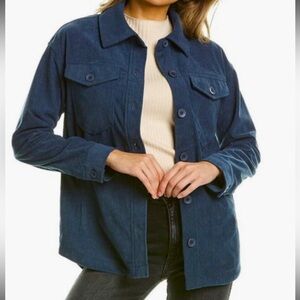 Avec Les Filles_ Teal Corduroy Utility Jacket_S